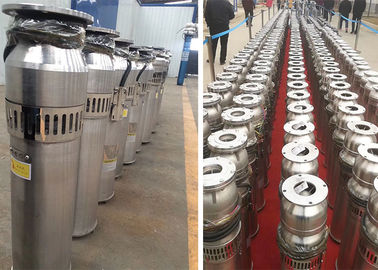 2.2-7.5KW SS Submersible Water Fountain Pump 10-250m3/h Flow Rate Easy Operate