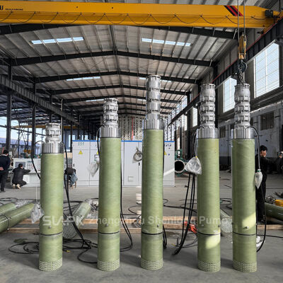 Vertical Stainless Steel Submersible Pump Including Machinery Seal Pump and Flow Rate 5m3h to 2500m3h Designed for Water Pumping