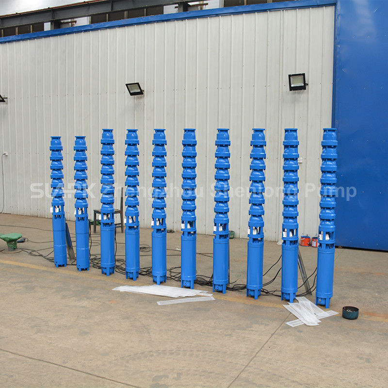 300QJ150-450/13 Tiefenbrunnensubmersible Pumpe mit 450m Kopf 150 m3/h Durchfluss und mehrstufige Zentrifugalkonstruktion