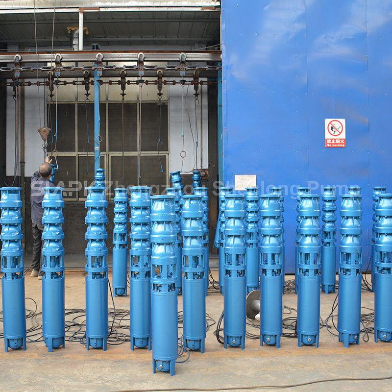 300QJ150-450/13 Tiefenbrunnensubmersible Pumpe mit 450m Kopf 150 m3/h Durchfluss und mehrstufige Zentrifugalkonstruktion