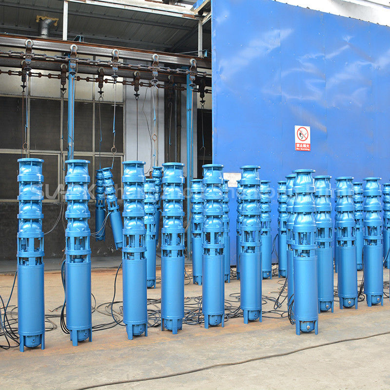 300QJ150-450/13 Tiefenbrunnensubmersible Pumpe mit 450m Kopf 150 m3/h Durchfluss und mehrstufige Zentrifugalkonstruktion