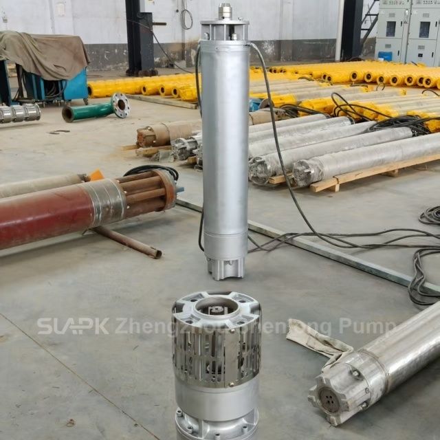 125kW 400m³/h 67m Förderhöhe Edelstahl-Tauchwasserpumpe Tiefbrunnenpumpe für heißen Verkauf
