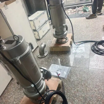 100WQP100-15-7.5KW Edelstahl Unterwasserpumpe ♪ Korrosionsbeständige und nicht verstopfende Abwasserpumpe