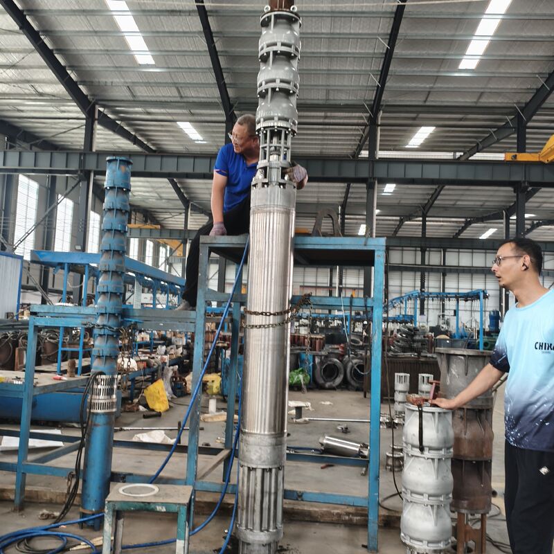 300QJH400-80/2-150KW Edelstahl tiefschmelzbare Brunnen-Pumpen Korrosionsbeständige Wasserversorgung für Offshore-Plattformen