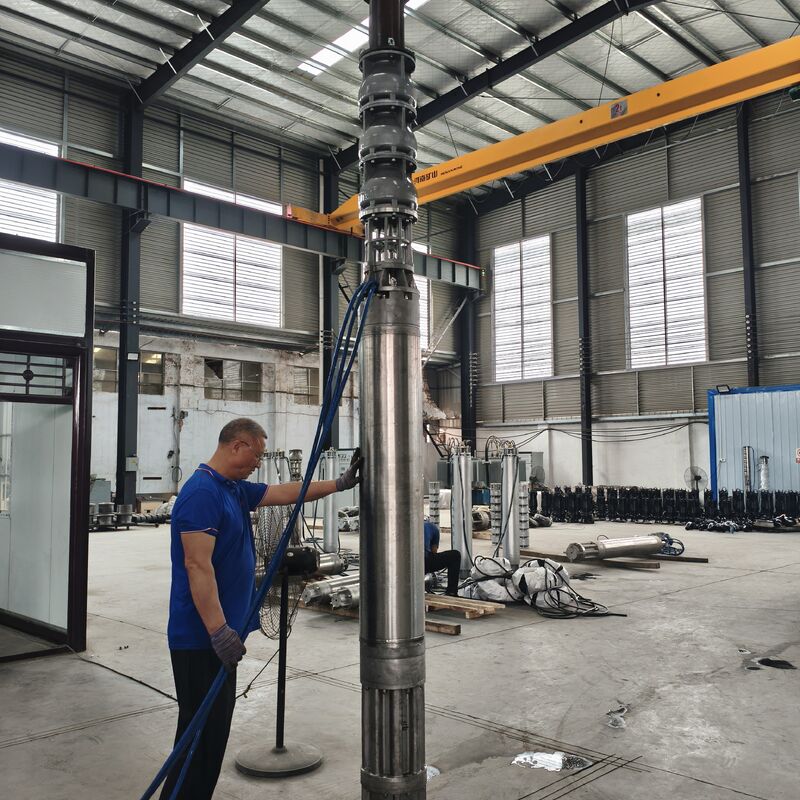 300QJH400-80/2-150KW Edelstahl tiefschmelzbare Brunnen-Pumpen Korrosionsbeständige Wasserversorgung für Offshore-Plattformen