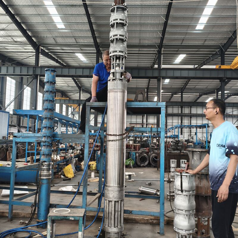 300QJH400-80/2-150KW Edelstahl tiefschmelzbare Brunnen-Pumpen Korrosionsbeständige Wasserversorgung für Offshore-Plattformen