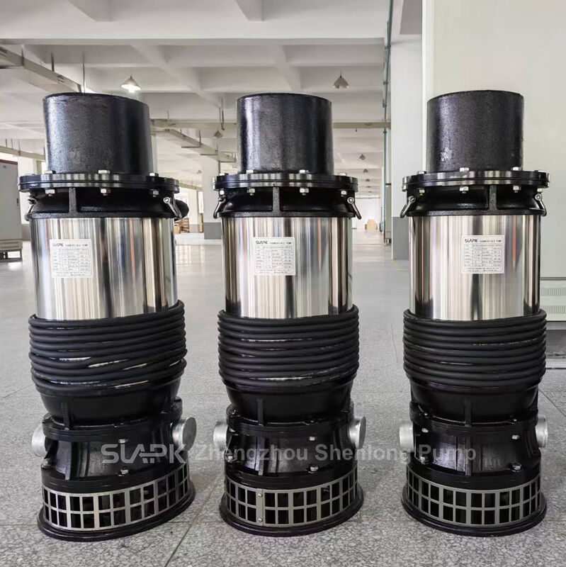 Tragbare Entwässerungspumpe mit hohem Durchfluss und 510 m³/h und großem Auslassdurchmesser DN150–DN300 mm für Aquakultur und Bewässerung