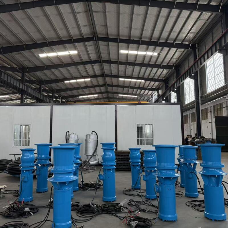 45-kW-Axial-Tauchpumpe mit 1300 m³/h Durchfluss und 8 m Förderhöhe für die Entwässerung mit hohem Durchfluss