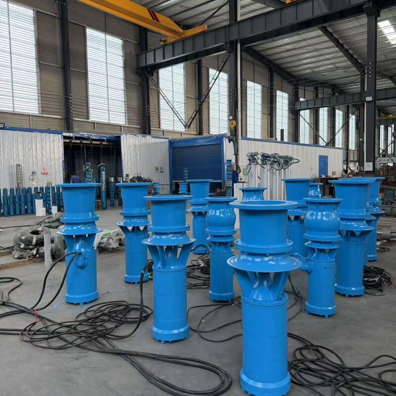 45-kW-Axial-Tauchpumpe mit 1300 m³/h Durchfluss und 8 m Förderhöhe für die Entwässerung mit hohem Durchfluss