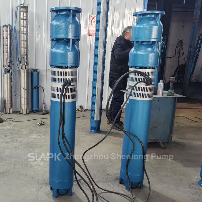 22kW Tiefbrunnen-Tauchpumpe mit SS304-Laufrad und 160 m³/h Durchflussrate für die Bohrlochwasserförderung