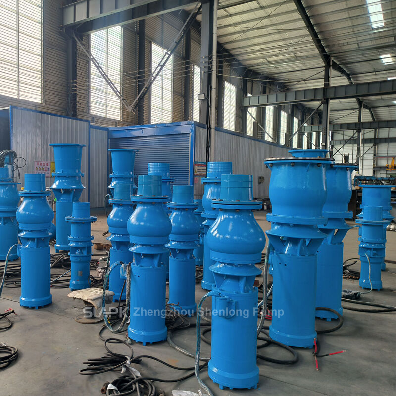 QSZ- und QSH-Hochstrom-Tiefwasserpumpen mit 260-2,880 m3/h Durchfluss und Leistung von 7,5-55 kW