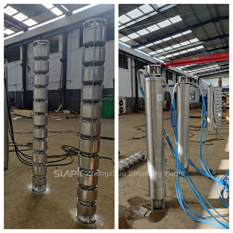 250QJH108-240-132KW Gegossener Edelstahl-Sonderpumpe mit 240m Kopf für die Meerwasserentnahme