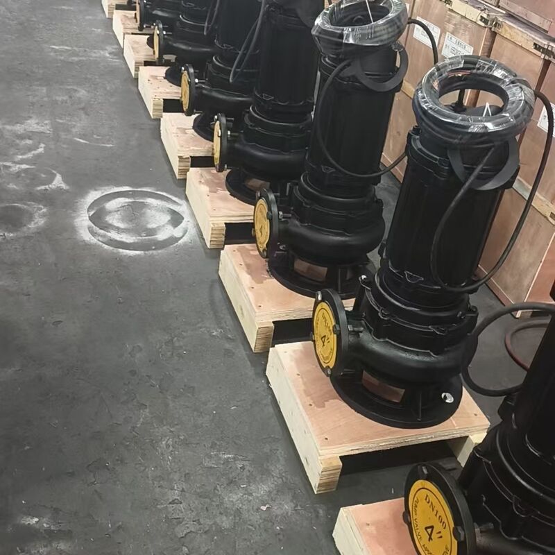 30kW Edelstahl Tauch-Schmutwasserpumpe mit 130 m³/h Durchfluss für industrielle Abwässer