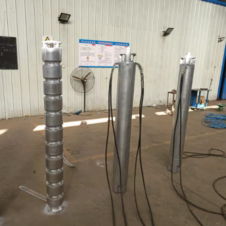 Unterwasserpumpe aus Edelstahl mit 140 kW 220 m Kopf und 136 m3/h Durchfluss für Tiefbohrungen