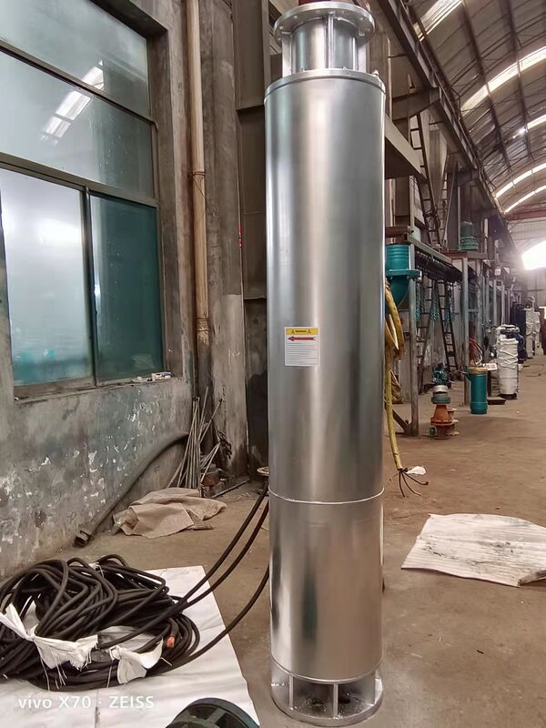 WQD450-35-75KW Mehrstufige Unterwasserpumpe mit 450 m3/h Durchfluss und 35 m Kopf