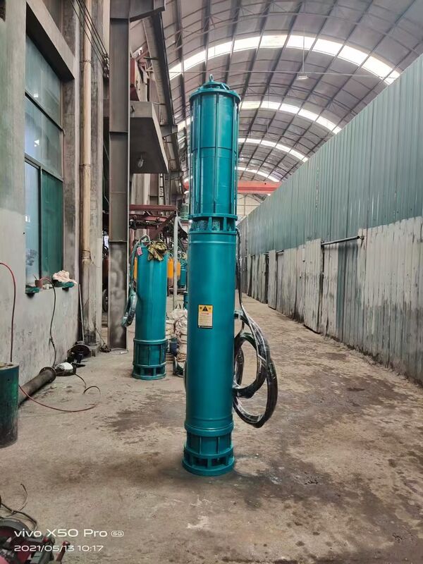 WQD450-35-75KW Mehrstufige Unterwasserpumpe mit 450 m3/h Durchfluss und 35 m Kopf