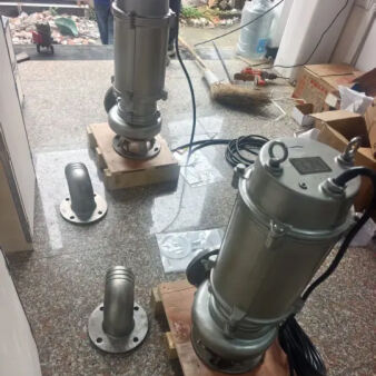 Unterwasserpumpe aus Edelstahl 45 kW 440 V 60 Hz zur Abwasserentsorgung mit hohem Durchfluss
