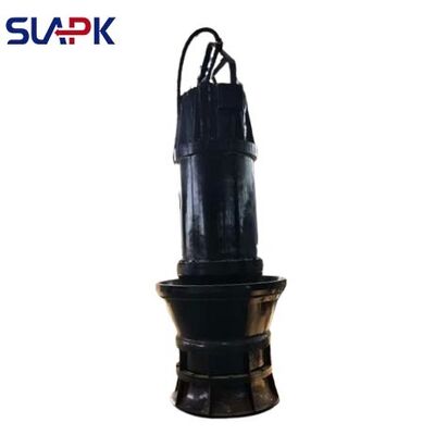 315 kW, 9000 m³/h, 8,16 m Förderhöhe: Die ZQB-Tauch-Axialpumpe ist speziell für kommunale Entwässerungsanwendungen konzipiert.